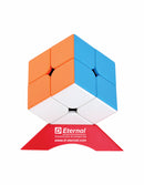 D ETERNAL Magnity Speed Cube Combo Set of 2M 2x2 and 3M 3x3 Magnetic High Speed Stickerless Magic Puzzle Cubes Game Toy (Magnity (2x2+3x3))