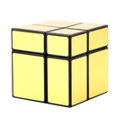 D Eternal  2x2x2 Gold  Mirror High Speed Magic Puzzle Cube