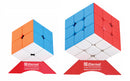 D ETERNAL Magnity Speed Cube Combo Set of 2M 2x2 and 3M 3x3 Magnetic High Speed Stickerless Magic Puzzle Cubes Game Toy (Magnity (2x2+3x3))