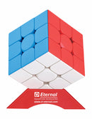 D ETERNAL Magnity Pro 3M Magnet Cube 3x3 (Magnetic) Stickerless Magic Speed Cubic Puzzle Game for Kids Boys & Girls, Multicolor