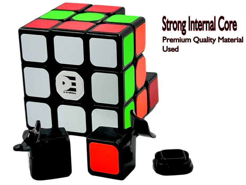 D ETERNAL Magnity 3M Cube 3x3 (Magnetic) Stickered Magic Speed Cube Puzzle Game for Kids (Magnity 3M 3x3 (Magnetic))