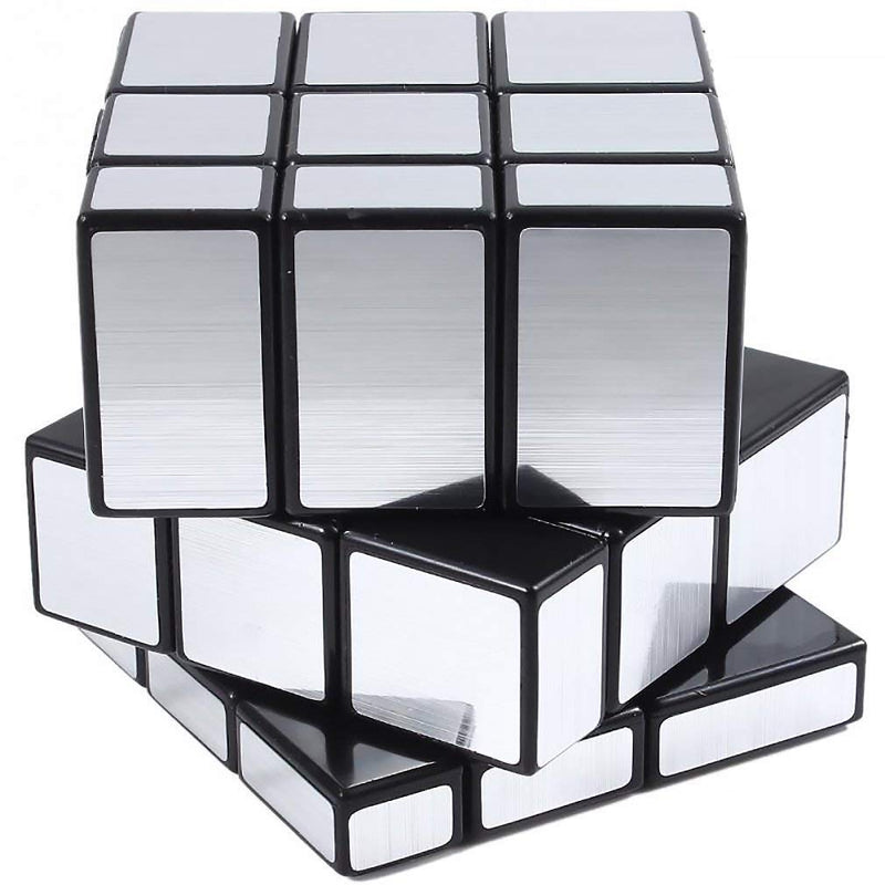 D ETERNAL Speed Cube 4x4, 5x5 and Silver Mirror Puzzle Cubes Combo Set