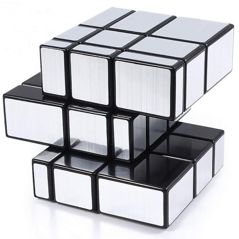 D ETERNAL Speed Cube 4x4, 5x5 and Silver Mirror Puzzle Cubes Combo Set