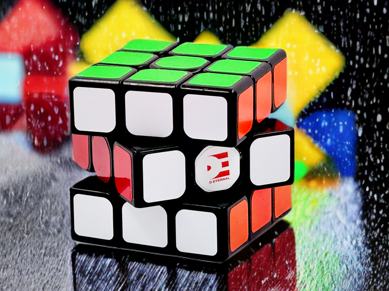 D ETERNAL Magnity 3M Cube 3x3 (Magnetic) Stickered Magic Speed Cube Puzzle Game for Kids (Magnity 3M 3x3 (Magnetic))