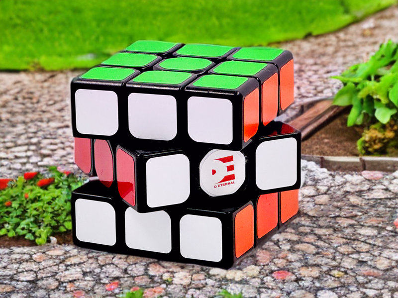 D ETERNAL Magnity 3M Cube 3x3 (Magnetic) Stickered Magic Speed Cube Puzzle Game for Kids (Magnity 3M 3x3 (Magnetic))