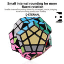 D ETERNAL QiYi 12-Axis 3-Layer Megaminx Speed Cube Pentagon Puzzle Cube