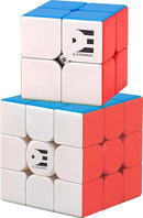 D ETERNAL Cube Combo Set Of 2X2 3X3 High Speed Stickerless Puzzle Cube Game Toy
