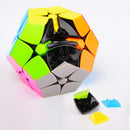 D ETERNAL 2x2 Megaminx Speed Stickerless Dodecahedron 2 by 2 Magic Cube Puzzle Toy