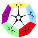 D ETERNAL 2x2 Megaminx Speed Stickerless Dodecahedron 2 by 2 Magic Cube Puzzle Toy