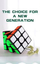 D ETERNAL Speed Cube Combo Set of 3X3 cube Black base with Cube Stand Lube Oil & Pouch Bag for Professional and Beginner Puzzle Cuber(3x3+Lube+Stand+Cube Bag)