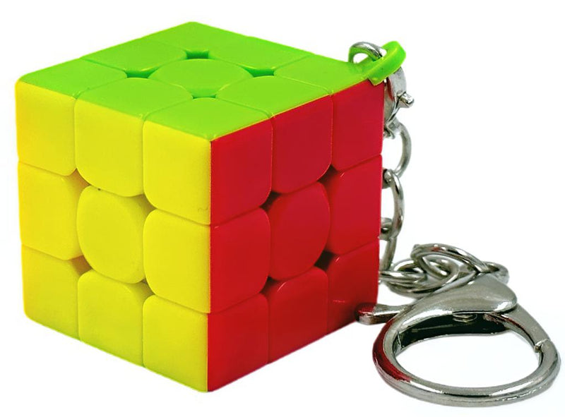 D ETERNAL Keychain Cube Combo 3x3x3 cube, 2x2x2 cube, Pyramid cube High Speed Stickerless Puzzle Magic Cube