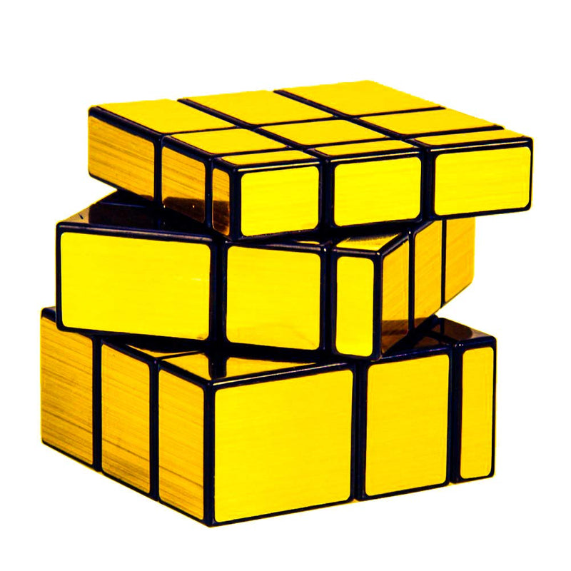 D ETERNAL Cube 2x2, 3x3 and Gold Mirror Cube High Speed Magic Puzzle Cubes Combo