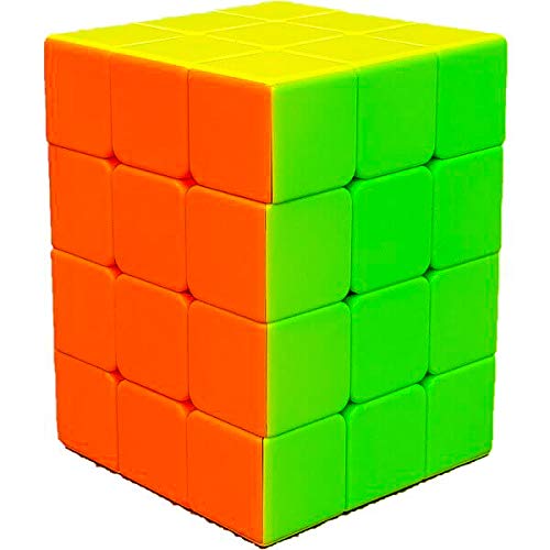 D ETERNAL Cube 3x3x4 High Speed Stickerless Cuboid Magic Cube Puzzle
