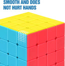 D ETERNAL Cube Combo Set Magic Puzzle 2x2 speed cube and 4x4 speed cube (Combo of (2x2+4x4))