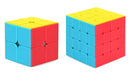 D ETERNAL Cube Combo Set Magic Puzzle 2x2 speed cube and 4x4 speed cube (Combo of (2x2+4x4))