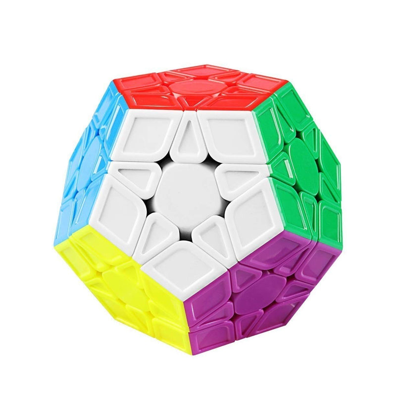 D ETERNAL Speed Cube Combo Set of Triangle 3x3 Megaminx and Skewb Cube High Seed Stickerless Speed Cube Puzzle Set Toy (Combo(Triangle+Megaminx+Skewb))