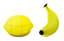D ETERNAL Fruit Shape Stickerless Banana Cube Magic Puzzle Toy ((Banana+Lemon) Cube)