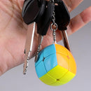 D ETERNAL 2 by 2 Keychain Cube 2x2 High Speed Stickerless Puzzle Magic Cube for Boys & Girls