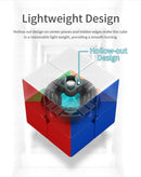 D ETERNAL Magnity Magnetic Cube Combo Set of 2M 2x2 3M 3x3 4M 4x4 5M 5x5 High Speed Stickerless Magic Cube Puzzle (MAGENTIC)