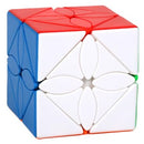 D ETERNAL Moyu Meilong Maple Leaf Skewb Stickerless Speed Cube