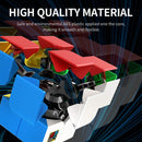 D ETERNAL MoYu Mofang Jiaoshi Cube 2x2 high Speed Magic Puzzle brainteaser Toy, Black Base (2x2 Magnetic) Magnity Series