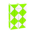 D ETERNAL QiYi Snake Speed Cube, 24 Blocks Geometric Brain Teaser Ruler Cube Wedges Twist Puzzle Toy (Snake Cube)