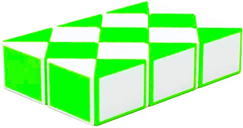 D ETERNAL QiYi Snake Speed Cube, 24 Blocks Geometric Brain Teaser Ruler Cube Wedges Twist Puzzle Toy (Snake Cube)