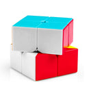 D ETERNAL Speed Cube Combo Set of 2x2 3x3 4x4 5x5 6x6 7x7 Stickerless Magic Puzzle Bundle Cube - Multicolor