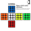 D ETERNAL Speed Cube Combo Set of 2x2x2 & 3x3x3 Puzzle Cube Toy, black base