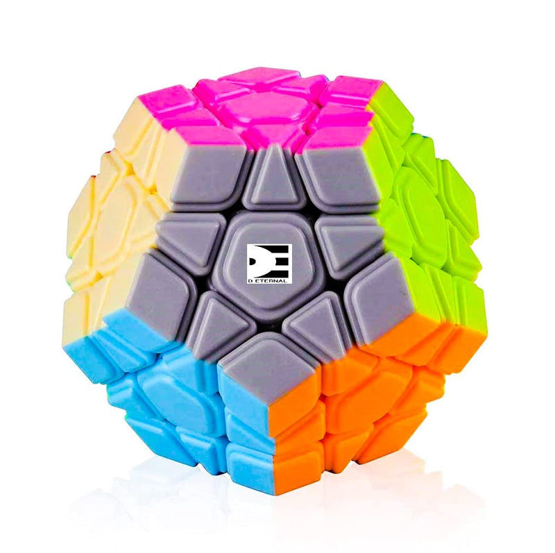 D ETERNAL Speed Cube Combo Set of 3x3 Megaminx and Skewb Cube High Seed Stickerless Magic Cube Puzzle Set Toy (Combo(Megaminx+Skewb) Cube)