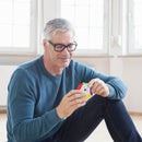 D ETERNAL Speed Cube Combo Set of 5x5 Cube and 3 Layer Megaminx High Seed Stickerless Speed Cube Puzzle Set Toy (Combo(5x5 Cube + Megaminx Cube))