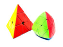 D ETERNAL Speed Cube Combo Set of Triangle and Mastermorphix Cubes Puzzle Game Toy