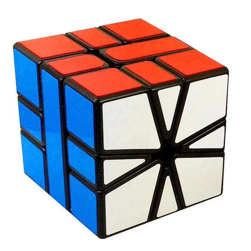 D ETERNAL Square 1 Speed Stickered Magic Puzzle Cube