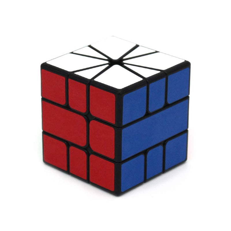 D ETERNAL Square 1 Speed Stickered Magic Puzzle Cube