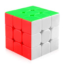 D ETERNAL Stickerless Cube Set of 3x3 and Stickered Silver Mirror Puzzle Cubes Combo for 14 Years and Up