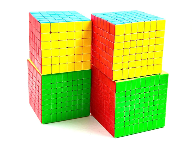 D ETERNAL Stickerless Speed Cube Combo Set 6x6 7x7 8x8 9x9 Cube Puzzles