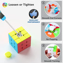 D Eternal Speed Cube Combo Set of 2x2 3x3 4x4 5x5 Cube Stand and Cube Solving Book High Speed Stickerless Magic Cubes Puzzle