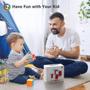 D Eternal Speed Cube Combo Set of 2x2 3x3 4x4 5x5 Cube Stand and Cube Solving Book High Speed Stickerless Magic Cubes Puzzle