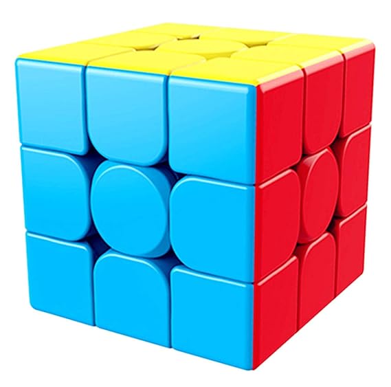 D ETERNAL Magnity 3M Cube 3x3 (Magnetic) Stickerless Magic Speed Cube Puzzle Game for Kids with Stand (Magnity 3M 3x3 (Magnetic))