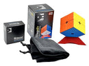 D ETERNAL Magnity 2M Cube 2x2 (Magnetic) Stickerless Magic Speed Cube Puzzle Game for Kids with Bag and Stand (Magnity 2M 2x2 (Magnetic))