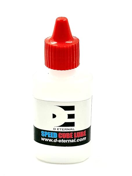 D ETERNAL High Speed Cube Combo Set of 3x3 Stickerless with Cube Stand, Lube & Pouch Bag