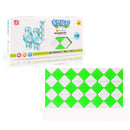 D ETERNAL QiYi Snake Speed Cube, 24 Blocks Geometric Brain Teaser Ruler Cube Wedges Twist Puzzle Toy (Snake Cube)