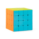 D ETERNAL Speed Cube Combo Set 2X2 3x3 4x4 Silver Mirror and Pyraminx Pyramid Triangle Puzzle Cubic Combo