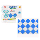 D ETERNAL QiYi Snake Speed Cube, 24 Blocks Geometric Brain Teaser Ruler Cube Wedges Twist Puzzle Toy (Snake Cube)