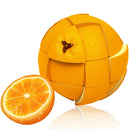 D ETERNAL Fruit Shape Stickerless Banana Cube Magic Puzzle Toy ((Banana+Apple+Lemon+Orange))