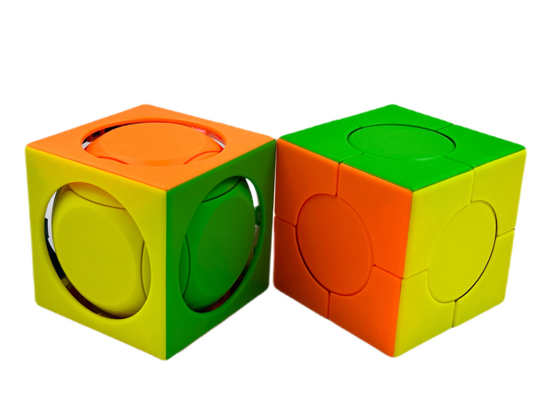 D ETERNAL YJ Tianyuan O2 Cube V2 and V3 Combo Set Speed Cube 1x1 Magic Cube Puzzle O2 Unique Cubes (TianYuan O2 (V2+V3))