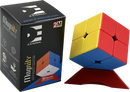D ETERNAL Magnity 2M Cube 2x2 (Magnetic) Stickerless Magic Speed Cube Puzzle Game for Kids (Magnity 2M 2x2 (Magnetic))