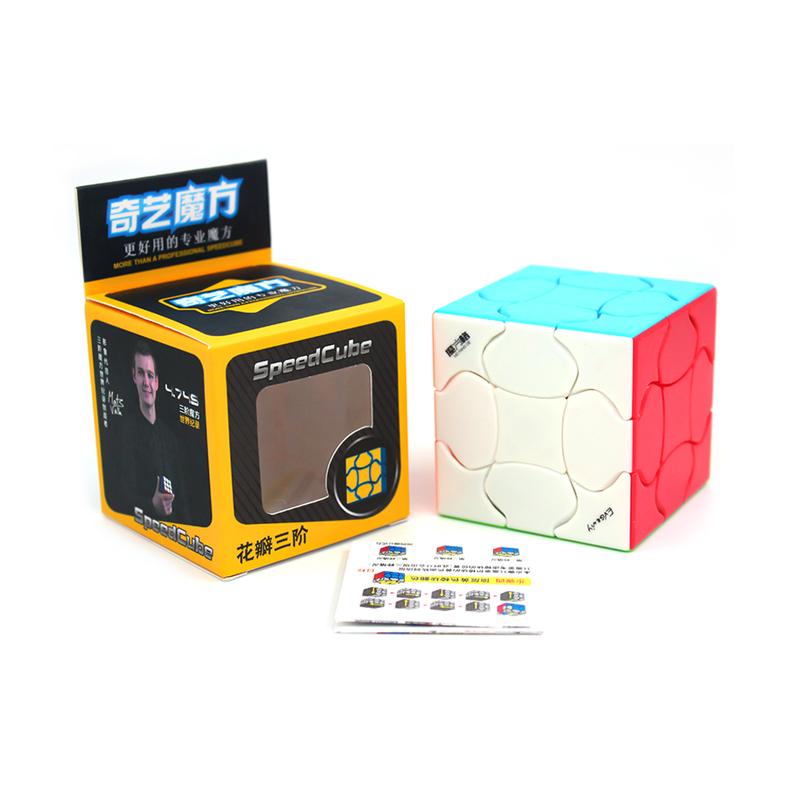 D ETERNAL QiYi Fluffy Cube High Speed stickerless Magic Cube 3x3x3
