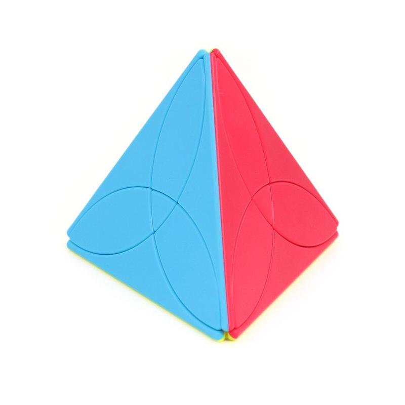 ラッピング不可】 Willking Pyramid Speed Cube 3X3 Clover Pyraminx Magic Triangle  Puzzle