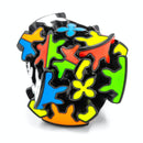 D ETERNAL QiYi Gear Cube Cylinder Barrel Shaped Speed Magic Cube Puzzle (Tiled)